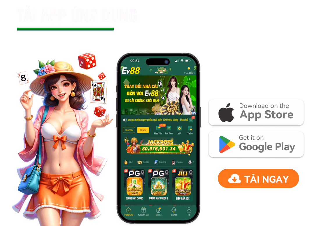 Hướng Dẫn Tải App EV88 Trên Thiết Bị Android/ iOS 1 Người chơi có thể tải app EV88 theo nhiều cách